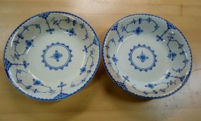  Copenhagen Bowls Two Copenhagen bowls 9"