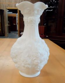  White Vase White Vase 10" h.