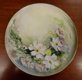  Tirschenreuth Germany Plate Tirschenreuth Germany plate with flowers 13 1/2"