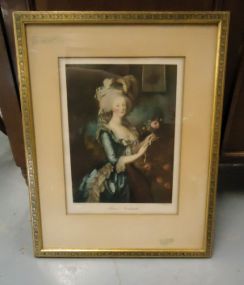  Marie Antoinette Portrait Marie Antoinette Portrait 19"h. x 15"w.