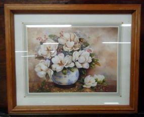  Magnolia Picture in Frame Magnolia picture in frame 22 1/2" x 18"