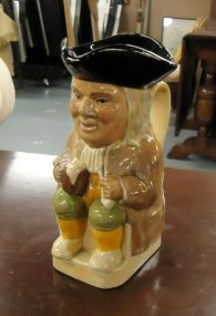  Toby Mug Ben Franklin toby mug, 6 1/2"h.