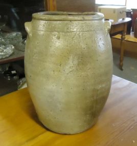  One Handled Gray Crock One handled crock with no lid 13 3/4"h.