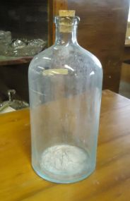  1/2 Gal. Heisey Glass Bottle 1/2 Gal. Heisey Glass Bottle 10 1/2"h.