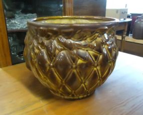  Brown Flower Pot Brown flower pot 8"h