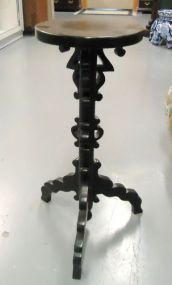  Small Black Fern Stand Small Black Fern Stand 24 1/2"h.