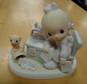  Precious Moments Praise the lord anyhow 5"h