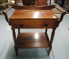  Early Cherry Washstand Early Cherry Washstand with Towel Bars; 28 1/2"h