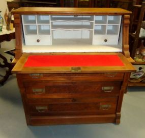  Walnut East Lake Slant Front Desk Walnut East Lake Slant Front Desk; 39 3/4"w x 21 3/4"d. x 43"h.