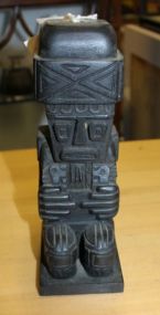  South American Hand Carved Tribal Figure South American Hand Carved Tribal Figure; 9" h., 3" w.