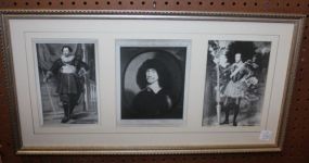  Three Framed Prints Three Framed Prints; 13 1/2" h., 25" w.