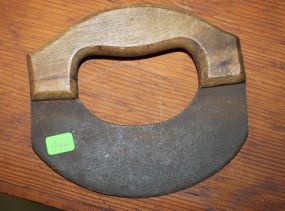  Primitive Wood Handle Cutter Primitive Wood Handle Cutter; 5 1/2" h., 6" w.