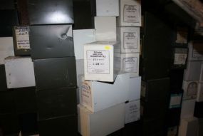 Approximately Fifty Metal Prescription Boxes Approximately Fifty Metal Prescription Boxes