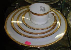  Bernardaud France China Bernardaud France China; cup, saucer, salad and dinner plate
