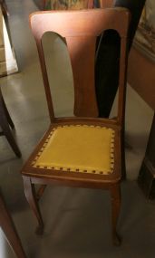  Set of Four Oak Chairs with Claw Feet Set of Four Oak Chairs with Claw Feet