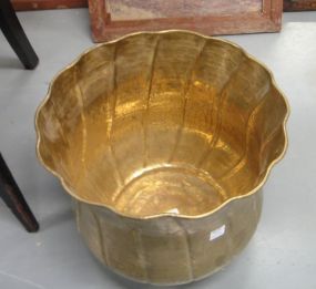  Brass Planter Brass Planter; 15" h., 15" w.