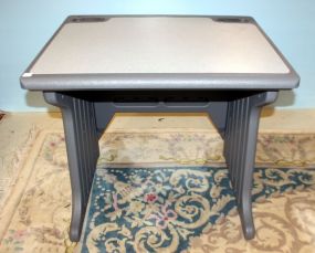  Plastic Desk 34" w., 30" h., 27" d.