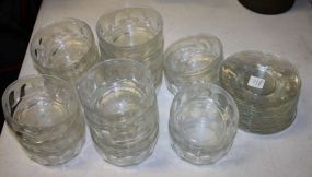  10 Saucers and 18 Glass Bowls (France) 10 Saucers and 18 Glass Bowls (France)