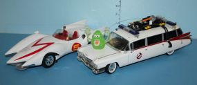  Ghost Busters Car and a Mach 5 Speed Racer Car Ghost Busters Car and a Mach 5 Speed Racer Car