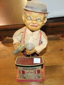  Charlie Weaver Bartender Charlie Weaver Bartender (tin and paper Mache)