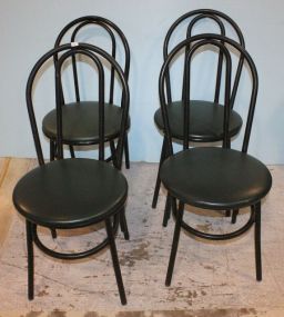  4 Metal Chairs 33"h.
