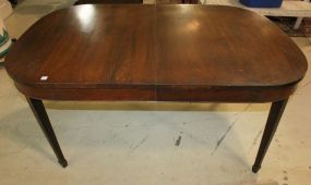  Mahogany Hepplewhite Dining Table Mahogany Hepplewhite Dining Table, 44"w., 64"L., 30"h.