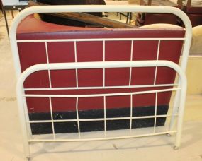  Painted Iron Standard Size Bed 54"w., 47"h.