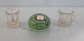  Paperweight, Small Sugar/ Creamer Paperweight by Susan & Tom 1991; sugar/creamer 3" h.