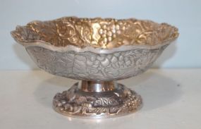  Large Pewter Fruit Bowl 13" dia., 6" h.