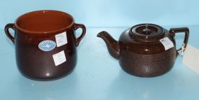  Sadler Pottery Teapot, Vulcania Pot 5" dia.