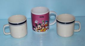  Two Gibson China Mugs, Emily Mug