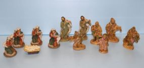  12 Piece Small Resin Nativity Set