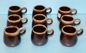  Nine Ceramic Mugs