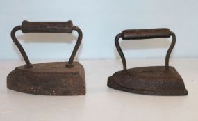  Two Antique Flat Irons