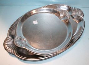  Three Wilton Brothers Pewter Trays