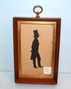  Silhouette of Man 5 1/4"x 8 1/4"