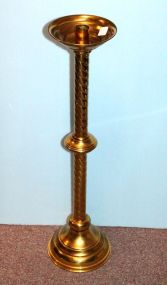  Large Brass Candlestick 30" h.