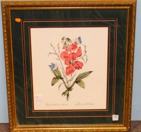  Floral Print by Diana Lehr 20" w., 22" h.