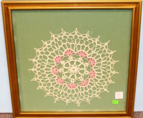  Framed Dollie 15 1/2" square