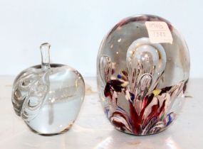  Bristol Glass Vase 11"h.