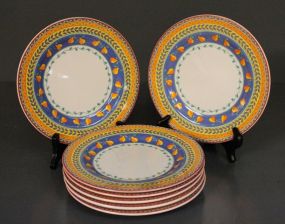  Seven Furio Home Portugal Plates Description: Seven Furio Home Portugal Plates; 9" dia.