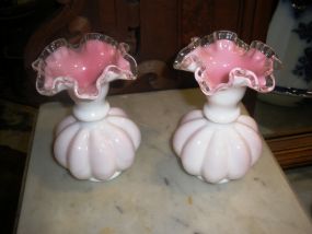 Pair of Fenton Vases