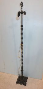 Black Cast Iron Floor Lamp