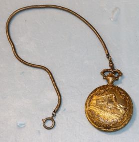 Colibri Railroad Watch with Chain