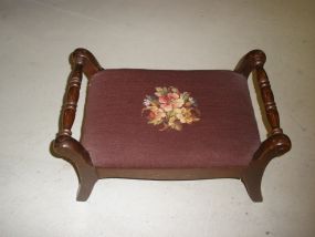 Needlepoint Footstool