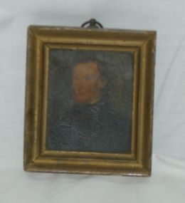 Mini Oil Painting of Man