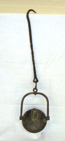 Hanging Whale Oil Lamp