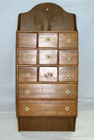 11 Drawer Spice Cabinet