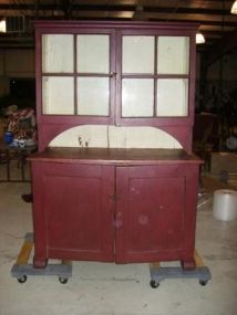 Red Shoe Foot Cupboard