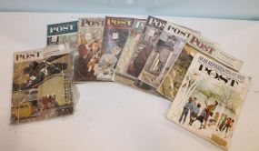 Nine Saturday Evening Post & Two National Geographic
